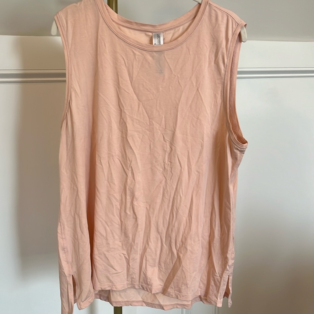 CORE 10, tank top, grey/black camo, large, scoop neck